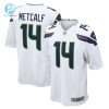 Mens Seattle Seahawks Dk Metcalf Nike White Game Jersey stylepulseusa 1 3