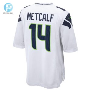 Mens Seattle Seahawks Dk Metcalf Nike White Game Jersey stylepulseusa 1 5