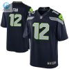 Youth Seattle Seahawks 12S Nike Navy Game Jersey stylepulseusa 1