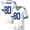 Mens Seattle Seahawks Steve Largent Mitchell Ness White Legacy Replica Jersey stylepulseusa 1