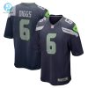 Mens Seattle Seahawks Quandre Diggs Nike College Navy Game Jersey stylepulseusa 1