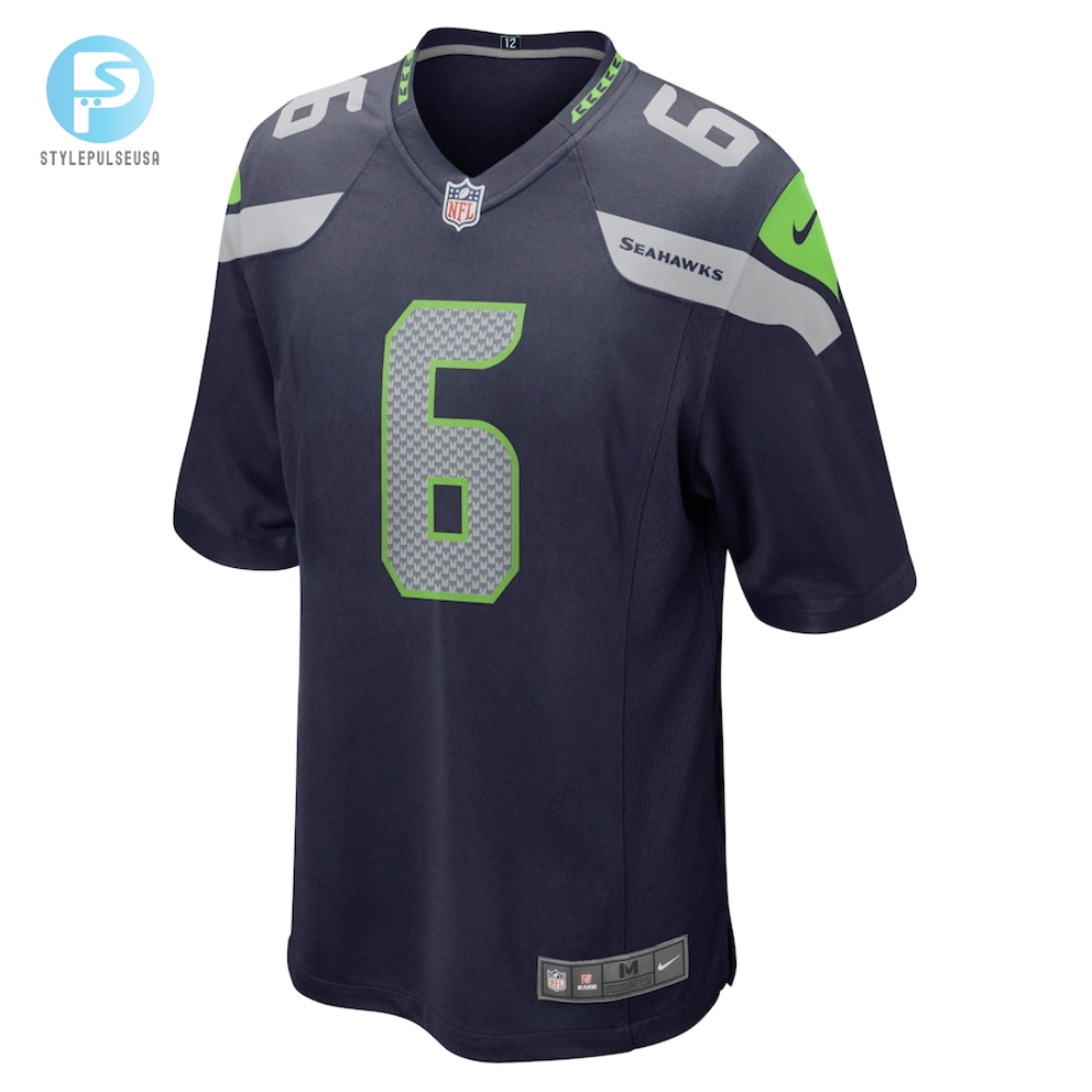 Mens Seattle Seahawks Quandre Diggs Nike College Navy Game Jersey 
