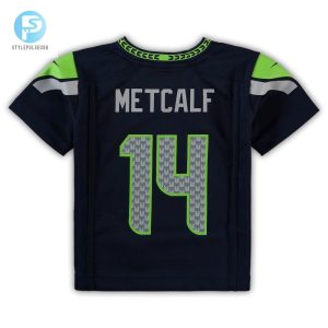 Toddler Seattle Seahawks Dk Metcalf Nike Navy Game Jersey stylepulseusa 1 2