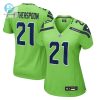 Womens Seattle Seahawks Devon Witherspoon Nike Neon Green Game Jersey stylepulseusa 1