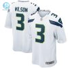 Youth Seattle Seahawks Russell Wilson Nike White Game Jersey stylepulseusa 1