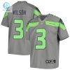 Youth Seattle Seahawks Russell Wilson Nike Gray Inverted Team Game Jersey stylepulseusa 1