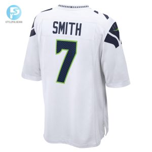 Mens Seattle Seahawks Geno Smith Nike White Game Player Jersey stylepulseusa 1 2