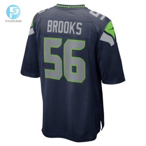 Mens Seattle Seahawks Jordyn Brooks Nike College Navy Player Game Jersey stylepulseusa 1 2