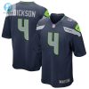 Mens Seattle Seahawks Michael Dickson Nike College Navy Game Jersey stylepulseusa 1