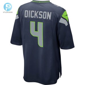 Mens Seattle Seahawks Michael Dickson Nike College Navy Game Jersey stylepulseusa 1 2