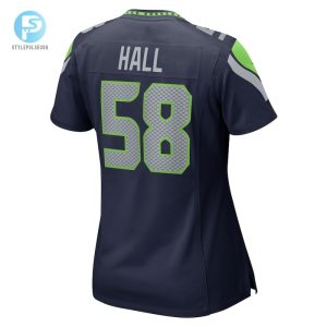 Womens Seattle Seahawks Derick Hall Nike College Navy Game Jersey stylepulseusa 1 2