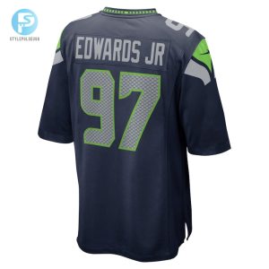 Mens Seattle Seahawks Mario Edwards Jr. Nike College Navy Game Jersey stylepulseusa 1 2