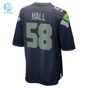 Mens Seattle Seahawks Derick Hall Nike College Navy Game Jersey stylepulseusa 1 2