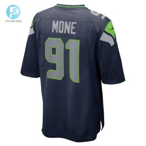 Mens Seattle Seahawks Bryan Mone Nike College Navy Game Jersey stylepulseusa 1 2