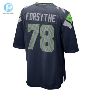 Mens Seattle Seahawks Stone Forsythe Nike College Navy Game Jersey stylepulseusa 1 2