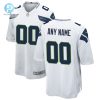 Mens Seattle Seahawks Nike White Custom Game Jersey stylepulseusa 1 3