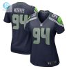 Womens Seattle Seahawks Mike Morris Nike College Navy Game Jersey stylepulseusa 1