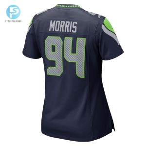 Womens Seattle Seahawks Mike Morris Nike College Navy Game Jersey stylepulseusa 1 2