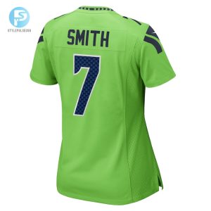 Womens Seattle Seahawks Geno Smith Nike Neon Green Game Jersey stylepulseusa 1 2