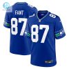 Mens Seattle Seahawks Noah Fant Nike Royal Throwback Player Game Jersey stylepulseusa 1