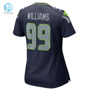 Womens Seattle Seahawks Leonard Williams Nike College Navy Game Jersey stylepulseusa 1 2