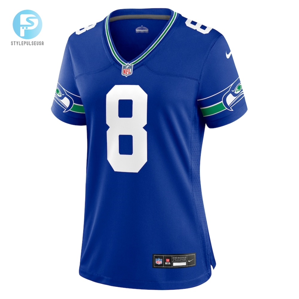 Womens Seattle Seahawks Coby Bryant Nike Royal Throwback Player Game Jersey 