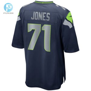 Mens Seattle Seahawks Walter Jones Nike College Navy Game Retired Player Jersey stylepulseusa 1 2