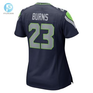 Womens Seattle Seahawks Artie Burns Nike College Navy Game Jersey stylepulseusa 1 2