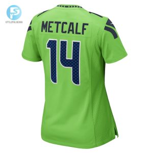 Womens Seattle Seahawks Dk Metcalf Nike Neon Green Game Jersey stylepulseusa 1 5