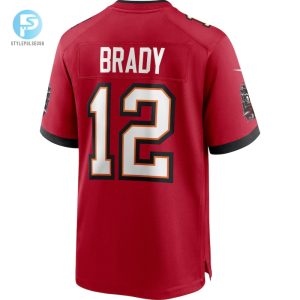 Mens Tampa Bay Buccaneers Tom Brady Nike Red Game Jersey stylepulseusa 1 2