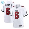 Mens Tampa Bay Buccaneers Baker Mayfield Nike White Away Game Jersey stylepulseusa 1