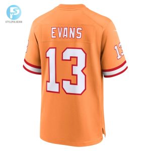 Mens Tampa Bay Buccaneers Mike Evans Nike Orange Throwback Game Jersey stylepulseusa 1 2