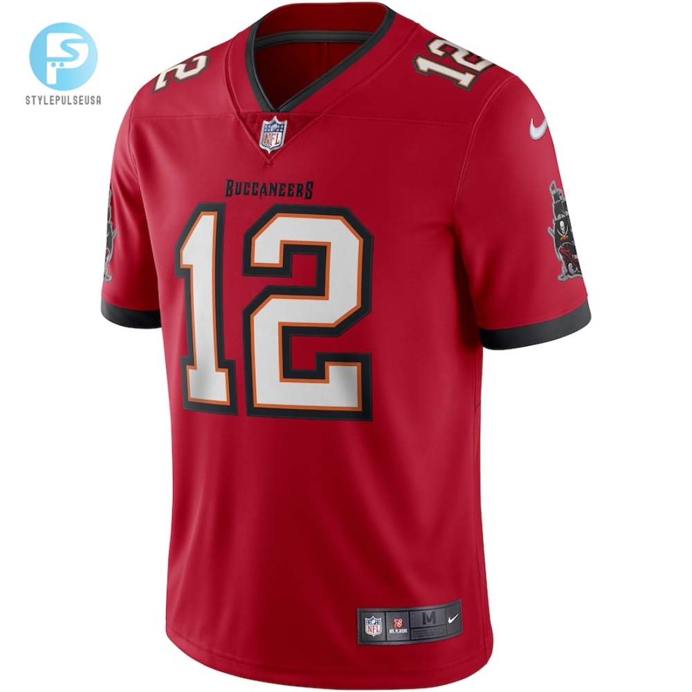 Mens Tampa Bay Buccaneers Tom Brady Nike Red Vapor Limited Jersey 