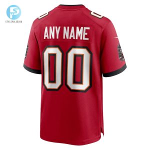 Mens Nike Tampa Bay Buccaneers Red Custom Game Jersey stylepulseusa 1 2