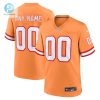 Mens Tampa Bay Buccaneers Nike Orange Custom Throwback Game Jersey stylepulseusa 1