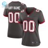 Womens Tampa Bay Buccaneers Nike Pewter Alternate Custom Game Jersey stylepulseusa 1