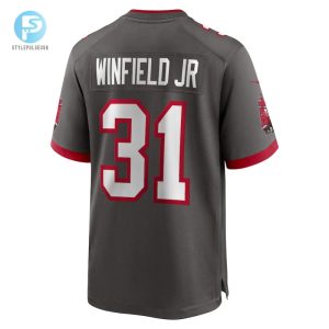 Mens Tampa Bay Buccaneers Antoine Winfield Jr. Nike Pewter Game Jersey stylepulseusa 1 2