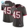 Mens Tampa Bay Buccaneers Devin White Nike Pewter Vapor Limited Jersey stylepulseusa 1