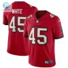 Mens Tampa Bay Buccaneers Devin White Nike Red Vapor Limited Jersey stylepulseusa 1