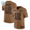 Mens Tampa Bay Buccaneers Tom Brady Nike Brown 2023 Salute To Service Limited Jersey stylepulseusa 1