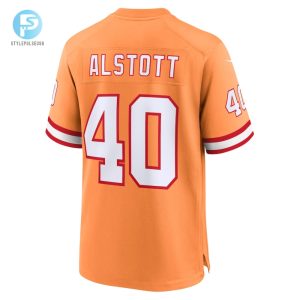 Mens Tampa Bay Buccaneers Mike Alstott Nike Orange Throwback Game Jersey stylepulseusa 1 2