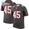 Mens Tampa Bay Buccaneers Devin White Nike Pewter Alternate Legend Jersey stylepulseusa 1