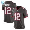 Mens Tampa Bay Buccaneers Tom Brady Nike Pewter Alternate Vapor Untouchable Limited Jersey stylepulseusa 1