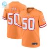 Mens Tampa Bay Buccaneers Vita Vea Nike Orange Throwback Game Jersey stylepulseusa 1