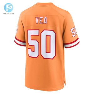 Mens Tampa Bay Buccaneers Vita Vea Nike Orange Throwback Game Jersey stylepulseusa 1 2