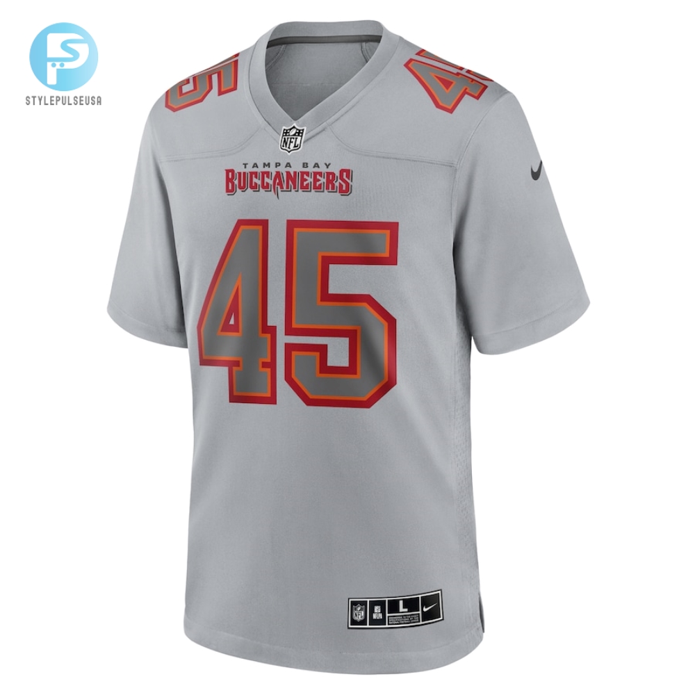 Mens Tampa Bay Buccaneers Devin White Nike Gray Atmosphere Fashion Game Jersey 