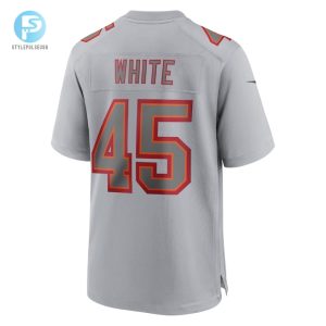 Mens Tampa Bay Buccaneers Devin White Nike Gray Atmosphere Fashion Game Jersey stylepulseusa 1 2