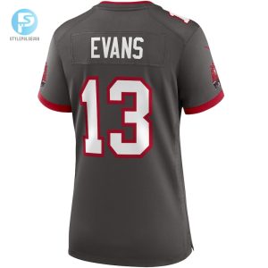 Womens Tampa Bay Buccaneers Mike Evans Nike Pewter Alternate Game Jersey stylepulseusa 1 2