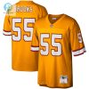 Mens Tampa Bay Buccaneers Derrick Brooks Mitchell Ness Orange Legacy Replica Jersey stylepulseusa 1