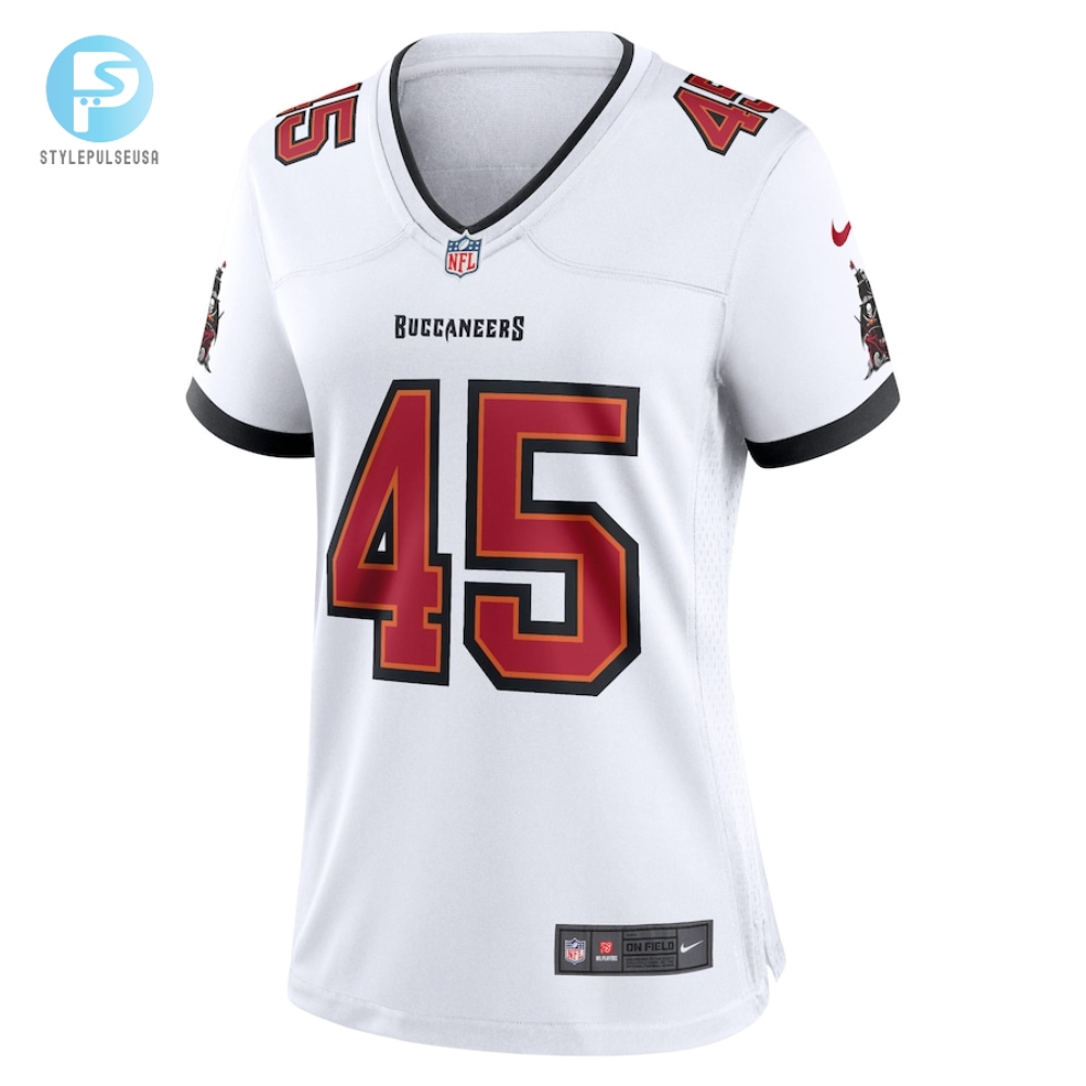 Womens Tampa Bay Buccaneers Devin White Nike White Game Jersey 